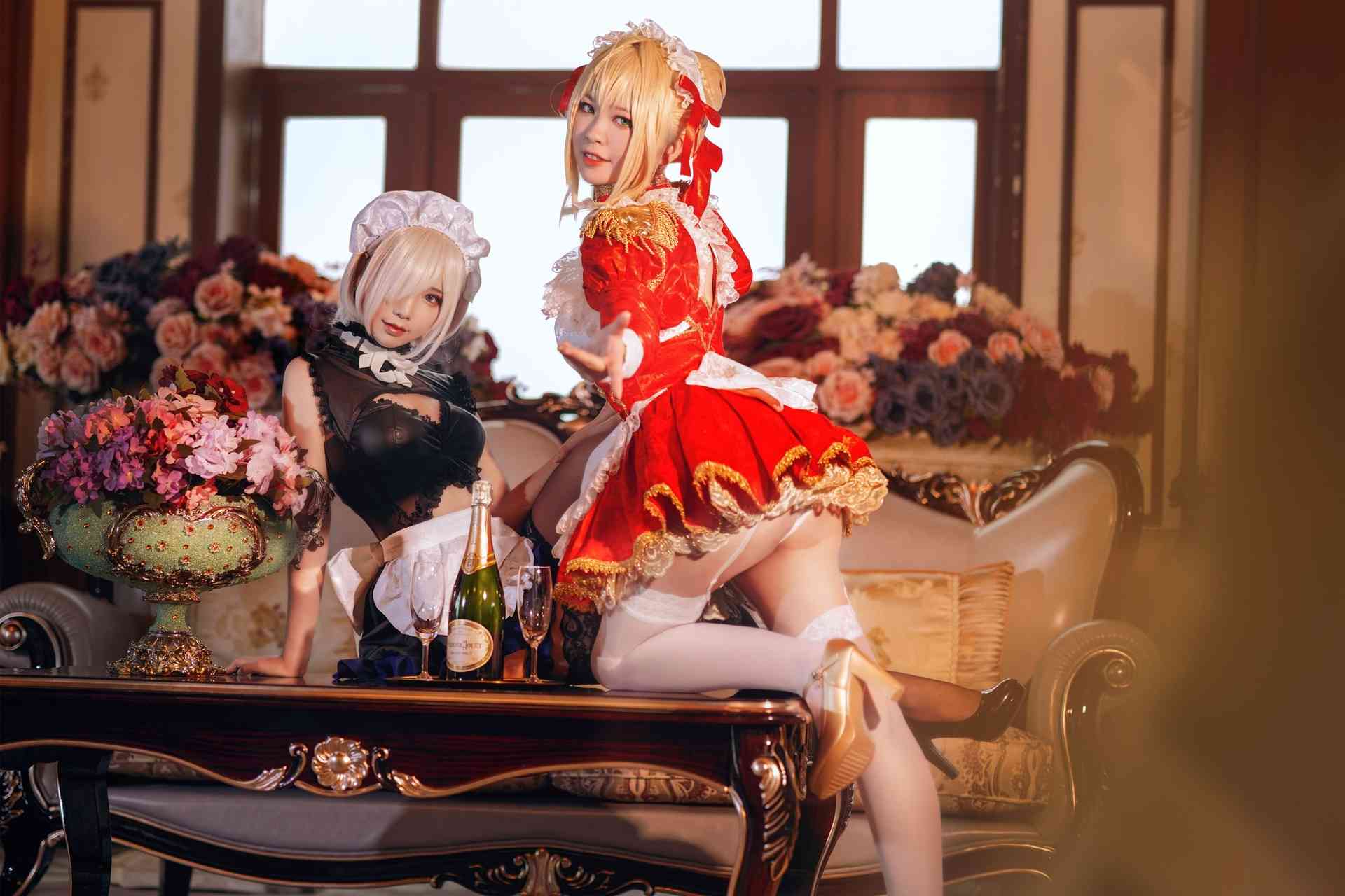 半半子Claudius x Kyrielight Maid 半半子X面饼仙儿
